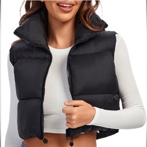 Black Puffer Vest